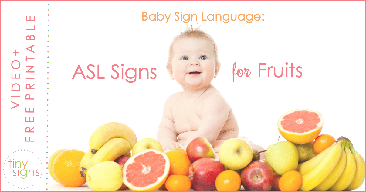 Learn 10 ASL Signs for Fruits