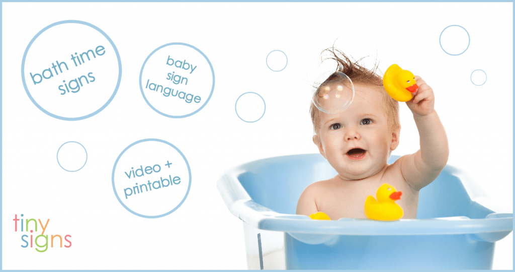 Baby Sign Language Bath Time