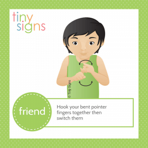 How to sign FRIEND in American Sign Language